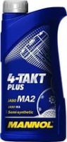 Масло Mannol 4-TAKT PLUS jaso MA2 мото п/синт.1л.7202/М094В М+